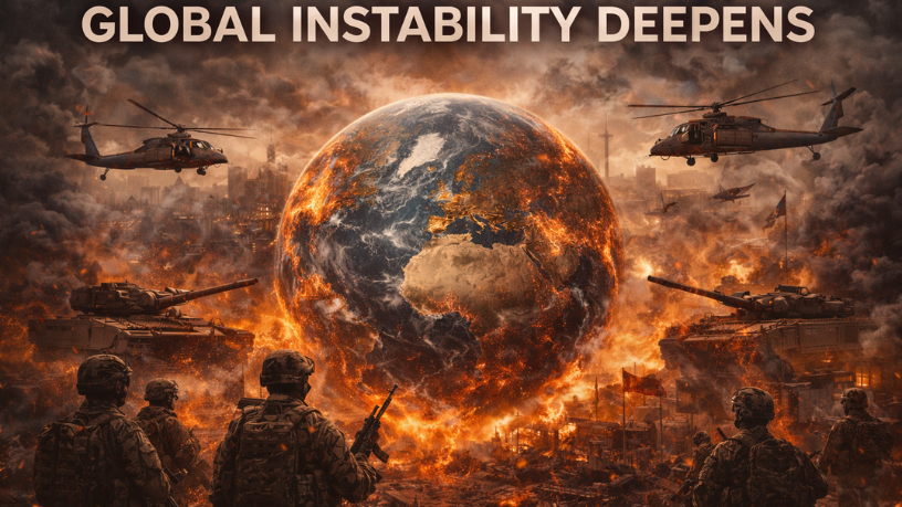 Global Instability Deepens as Conflicts and Power Shifts Reshape the World Order.