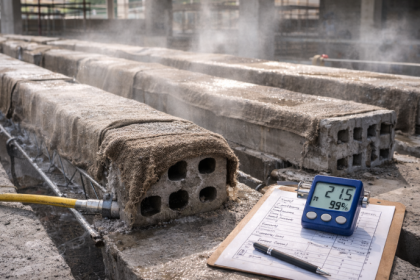 Valderci Malagosini Machado explains how proper concrete curing directly influences the strength, durability, and performance of structural elements.